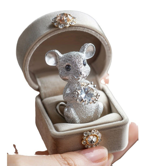 Mouse Brooch High-End Women's Brooch Brand Good-looking Personality Corsage