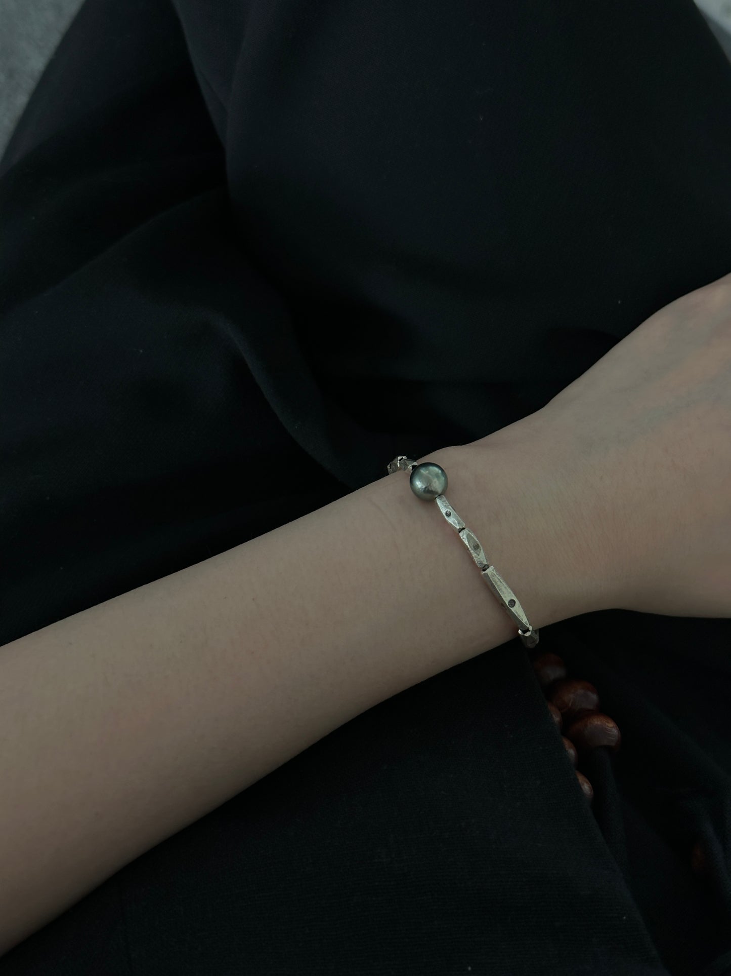 Tahiti black pearl bracelets