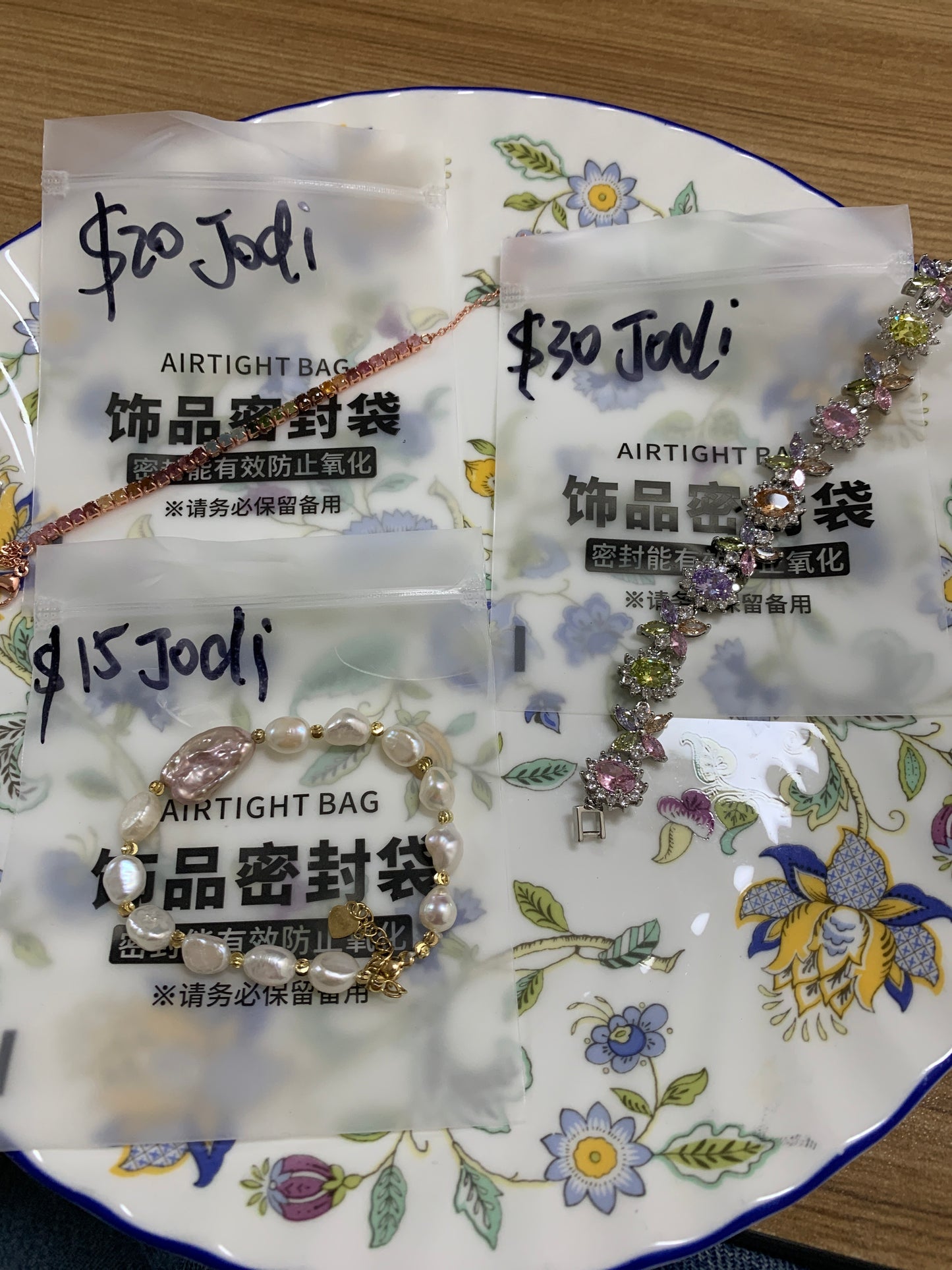 Jodi’s 3 bracelet