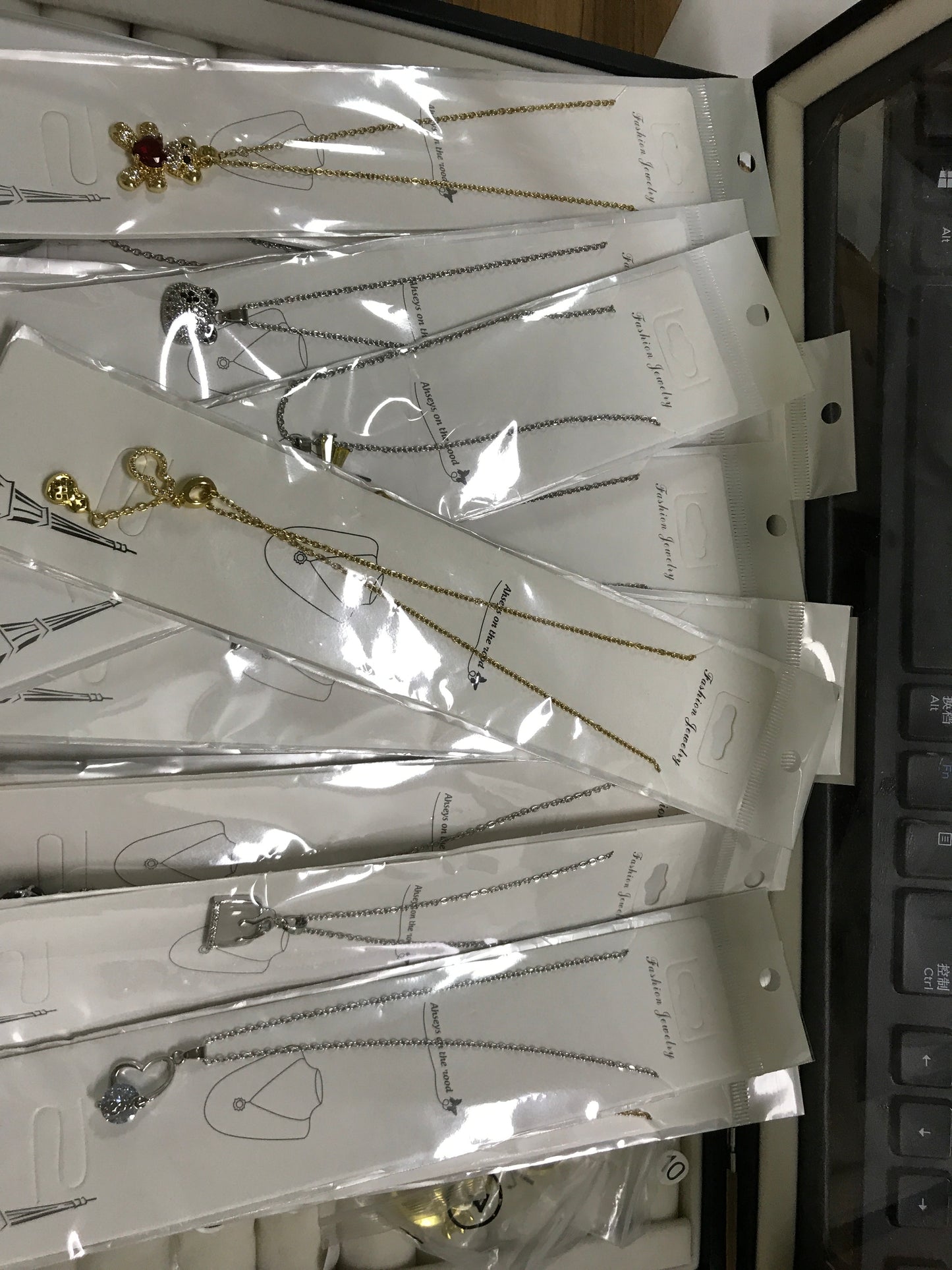Sylvia 84 rings 18 necklaces